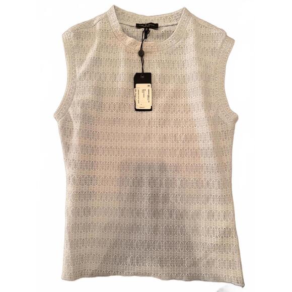 Rag & Bone Julia Muscle Top in Light Blue Small - Picture 3 of 4